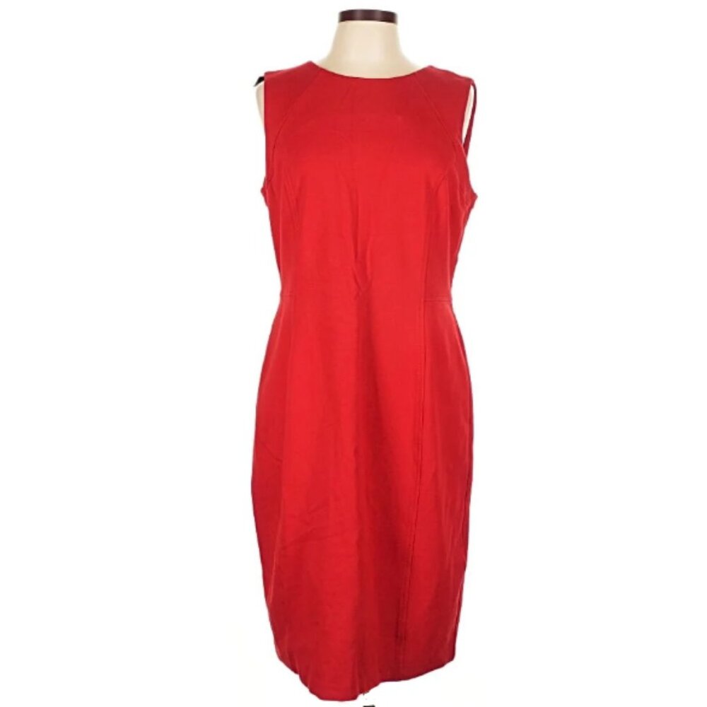 Talbots Midi Dress in Red